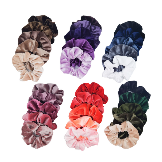 TIE ME UP VELVET SCRUNCHIES