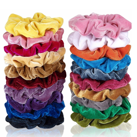 TIE ME UP VELVET SCRUNCHIES