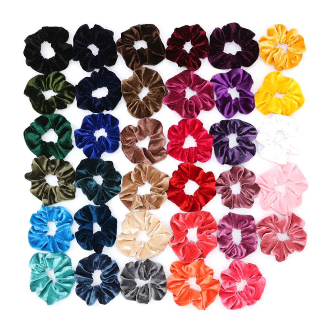 TIE ME UP VELVET SCRUNCHIES